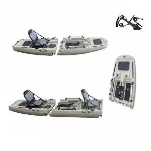 분리형 피싱카약 낚시배 2인용 낚시 카약 1인용 페달