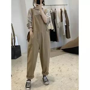 점프수트 옷 멜빵바지 일자 점프슈트 와이드 박시
