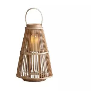 푸른 대형캔들홀더 등나무 인테리어 램프 플로어