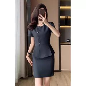 병원 상담실장 유니폼 반팔 코디네이터 데스크 피부과 성형외과 근무복