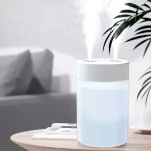 ( )로아 LED 초음파 가습기 USB 사무실 차량용 휴대용 탁상 무드등