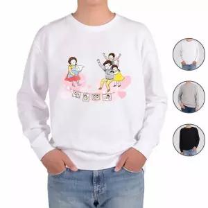 [하프클럽/]디자인 nineteen 행복한가족 맨투맨 가정의달 디지털