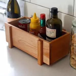 직사각 우드 화분대 다육이 작은 식물 정리함 박스