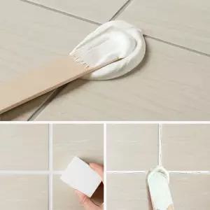 백시멘트 대용 깨진타일 보수 구멍메꾸기 깨짐 욕실 틈새 타일금 사이 줄눈