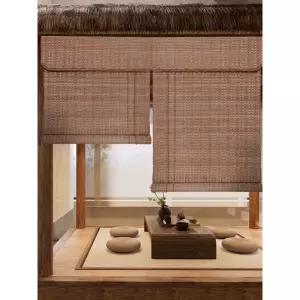 대나무발 문발 커튼 식당 창문 현관 가리개 베란다 와이어 대나무 창문발 갈대발 주방