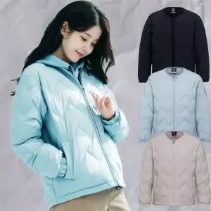 [블랙야크](신세계 사우스시티)25년 겨울신상 여성 일상/데일리 아이유 경량패딩 구스 넥리스 파르밧 다...