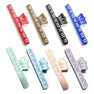 범용 피아노 시트 음악 클립 북 종이 홀더 점수 고정 기타 바이올린 연주 연습 액세서리