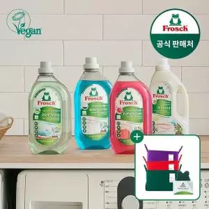 프로쉬 프로쉬 독일 세탁세제 1.5L 3개 (펠트바스켓 랜덤 +수세미 증정)