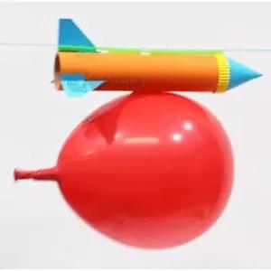 꾸미고 붙이는 휴지심 풍선 로켓만들기 초등학교 재밌는 교실