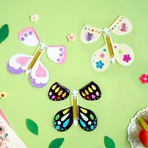 고무동력 팔랑 나비 비행기만들기10P 집중력 DIY 요양원 복지관