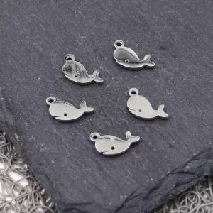 써지컬스틸) 동글 고래 팬던트 / 팔찌 목걸이 만들기