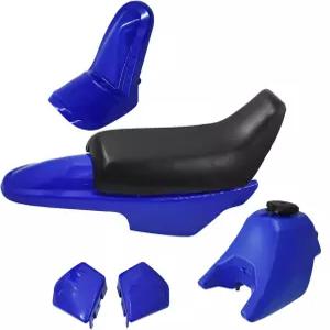 야마하 PW50 PY50 블루용 레인맨 S 플라스틱 펜더 바디 시트 가스 탱크 키트 교체