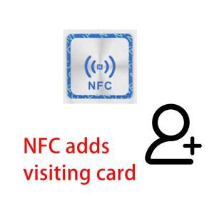 10피스 안티 금속 NFC 스티커 방문 카드 888 바이트 Ntag216 라벨을 추가합니다.