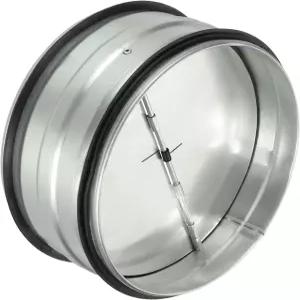 YOKIVE 6인치 HVAC 백드래프트 댐퍼 스프링 장착 접이식 블레이드 인라인 팬 통풍구가 있는 단방향 공기