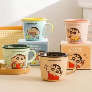 짱구 투톤 눈금 머그컵 340ml