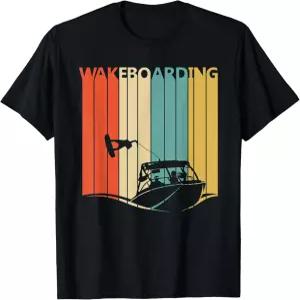 보트 웨이크보드 티셔츠