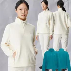 [블랙야크](신세계 사우스시티)25년 겨울신상 여성 트레킹/등산/일상 기능성 세미크롭 플리스 코어 집업...