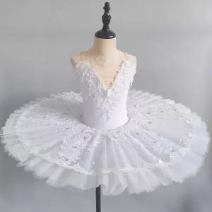 의상 클래식 발레 호수 파랑 스커트 화이트계열 딸꿈 발레복