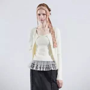 에고이스트 BLUE LABEL 레이스 포인트 나시 가디건 SET ER3OKG02 876294