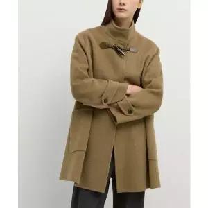 쉬즈미스 토글 버튼 하이넥 하프 코트 SWHCTP42220 870427