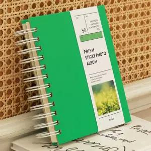 프리즘 스프링 제본 접착식 네컷 사진 포토북 앨범