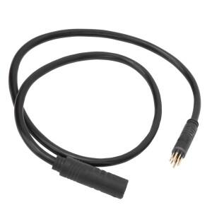 전기 자전거용 휠 모터 익스텐션 케이블 암-수 와이어 액세서리 60cm 130cm 9 핀