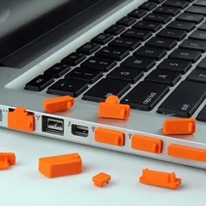 16피스 범용 노트북 안티 먼지 플러그 보호 스토퍼 USB 컴퓨터 MacBook 용 방진 수호자