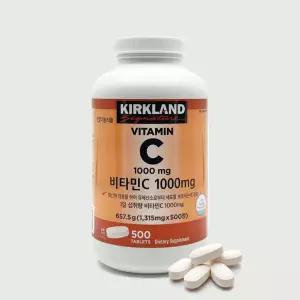 커클랜드 시그니춰 고함량 비타민C 1000mg 500정 항산화 건강기능식품