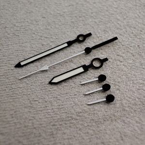 [호환품]VK63 손 시계 액세서리 6 핀 블랙 포인터 녹색 발광 석영 운동