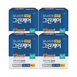 액티브 그린케어 위생깔개 까는기저귀 클린매트 10매x4팩 요실금패드 위생깔개매트 까는기저귀 산모용패드