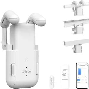 2025 자동 커튼 오프너 - 로마/U/T 레일용 원격 스마트 전자식 전기 앱/타이머가 장착된 블루투스 알렉사