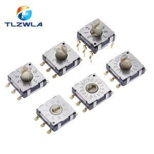 로터리 코드 스위치 SMD 밴드 RST-10RM-PT 디지털 딥 10 0-9 코딩 RST-16RM-G3