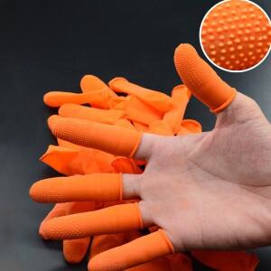 [호환품]10/30/50 일회용 라텍스 손가락 침대 시계 수리 내성 끝 보호대 착용 수제 그림 네일 아트