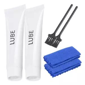 스피릿 솔을 위한 트레드 벨트 데크 윤활제의 피트니스 트레드밀 튜브 클리닝 천과 브러시가 포함된 100