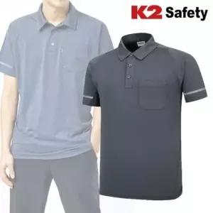 [무료배송] K2 TS-221R 라이트그레이 흡습속건 반팔 카라 티셔츠