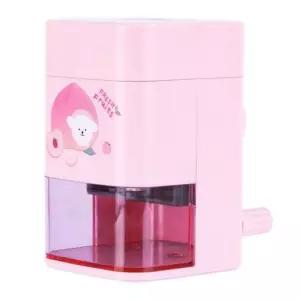 델리 후르츠 오토피드 연필깎이 핑크 71154PK 볼펜 샤프 샤프심 연필