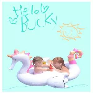 해마튜브 엄마랑 아가랑보행기 아기 유아 아기용 유아용 2인 2용 모양 동물 예쁜 물놀이