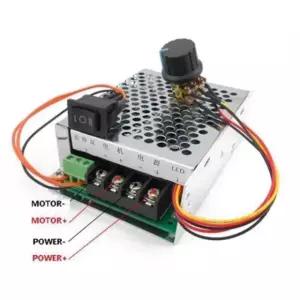 PWM 모터속도조절기 40A DC10-50V 정회전 역회전 공구 아두이노 라즈베리파이