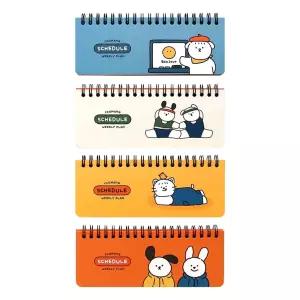 꼬망 스케줄수첩(8개) 수첩 스케줄수첩 위클리수첩 위클리플래너