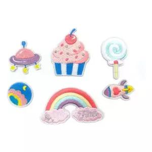 키밍 귀여운 자수 패치 리폼 의류와펜 가방리품 DIY 패치 와펜 옷수선