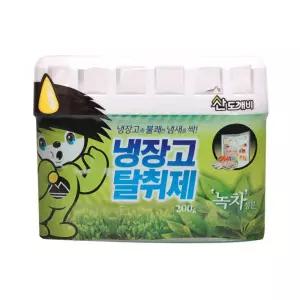 200g 냉장고용 녹차 성분 탈취제 소형 제습방향