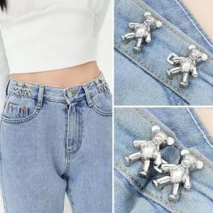 귀여운 곰돌이 허리둘레 바지 치마 허리조절 수선 핀 허리둘레조절핀