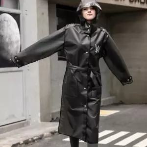 FREE SIZE 4계절 럭셔리블랙 EVA 여성 원피스우의