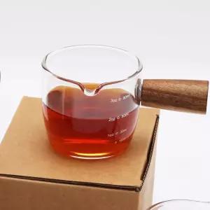 시타 우드핸들 계량샷잔 100ml WHC-100 계량샷잔 에스프레소샷잔 감성샷잔