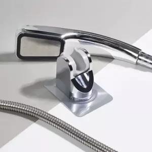 샤워기거치대 벽면부착 욕실샤워기홀더 무타공각도조절