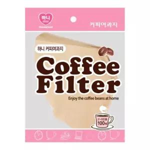 커피 필터 여과지 2-5인용 100매 (3143) -O 커피커름망 거름종이 드립퍼