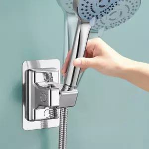 샤워기거치대 무타공샤워헤드홀더 각도조절욕실부착대