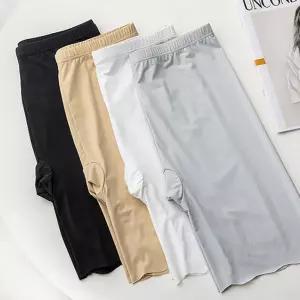 하이웨스트 5부 실크속바지 밀림방지 아이스 쿨 여름 여성속바지