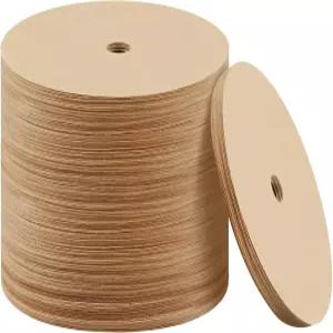 퍼콜레이터용 300 카운트 퍼콜레이터 커피 필터 3.75인치 천연 표백되지 않은 일회용 디스크 캠핑용 포트