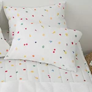 50x70cm 파인애플 화이트 베개솜별매 베개커버 여름